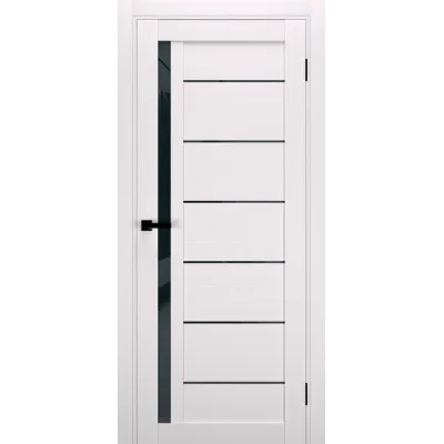Межкомнатные Двери Terminus Ukrainian Doors UD-13 Черное стекло Ламинатин-2