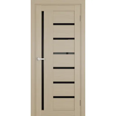 Межкомнатные Двери Terminus Ukrainian Doors UD-03 ПВХ Черное стекло ПВХ плёнка-2