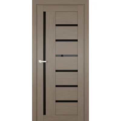 Межкомнатные Двери Terminus Ukrainian Doors UD-03 ПВХ Черное стекло ПВХ плёнка-4