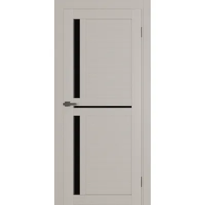 Межкомнатные Двери Terminus Ukrainian Doors UD-05 ПВХ Черное стекло ПВХ плёнка-1