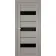 Межкомнатные Двери Terminus Ukrainian Doors UD-07 ПВХ Черное стекло ПВХ плёнка-7-thumb
