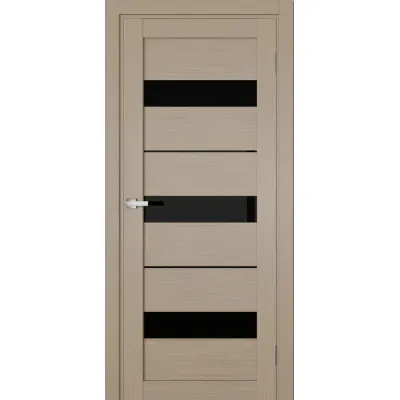 Межкомнатные Двери Terminus Ukrainian Doors UD-07 ПВХ Черное стекло ПВХ плёнка-4