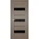 Межкомнатные Двери Terminus Ukrainian Doors UD-07 ПВХ Черное стекло ПВХ плёнка-7-thumb