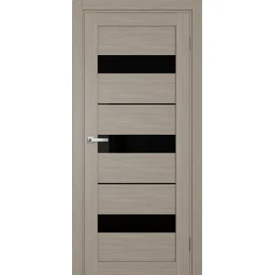 Межкомнатные Двери Terminus Ukrainian Doors UD-07 ПВХ Черное стекло ПВХ плёнка-6