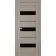 Межкомнатные Двери Terminus Ukrainian Doors UD-07 ПВХ Черное стекло ПВХ плёнка-7-thumb