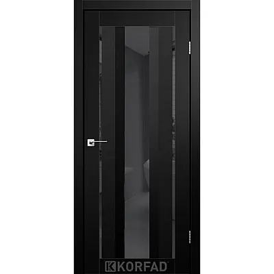 Міжкімнатні Двері AL-02 графіт BLK Super PET Korfad ПВХ плівка-4