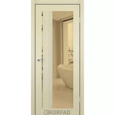 Межкомнатные Двери AL-06 бронза Super PET Korfad ПВХ плёнка-0