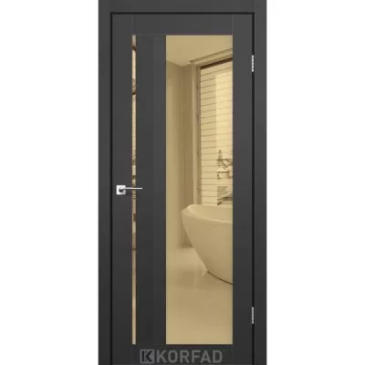 Межкомнатные Двери AL-06 бронза Super PET Korfad ПВХ плёнка-1
