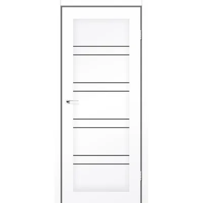 Межкомнатные Двери StilDoors ANTALYA Черное стекло ПВХ плёнка-0