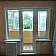 Балконный блок Veka Softline 82 с двумя окнами и поворотно-откидной дверью 2300 x 2100 мм-8-thumb
