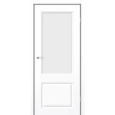 Межкомнатные Двери StilDoors Межкомнатная дверь в сборе с коробкой и фурнитурой CAROLINA ПО ПВХ плёнка-0