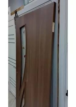 Двері Colorado, полотно 900, праве, ПВХ горіх міланський, Бровари MSDoors