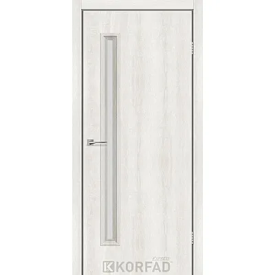 Міжкімнатні Двері CORNER GLASS-01 Korfad Express ПВХ плівка-0