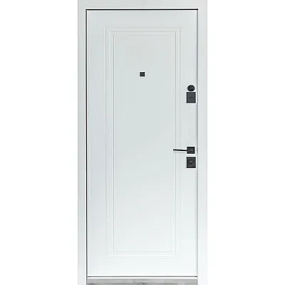 Вхідні Двері Термо Статус (квадро) Securemme 269/263 Хром/Білий матовий Булат-2