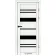 Межкомнатные Двери Syndicate Doors SD-PVC-104 Черное стекло ПВХ плёнка-14-thumb