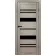 Межкомнатные Двери Syndicate Doors SD-PVC-104 Черное стекло ПВХ плёнка-14-thumb
