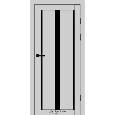 Міжкімнатні Двері Syndicate Doors SD-PVC-127 Чорне скло ПВХ плівка-11