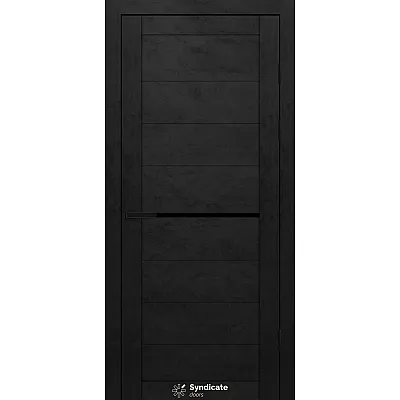 Межкомнатные Двери SD-PVC-129 BLK Syndicate ПВХ плёнка-4
