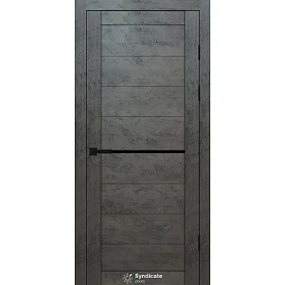 Межкомнатные Двери SD-PVC-129 BLK Syndicate ПВХ плёнка-3
