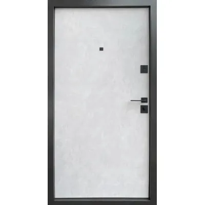 Вхідні Двері Преміум Комбі-Аk/Гладь оксид темний/бетон сніжний "Qdoors"-1