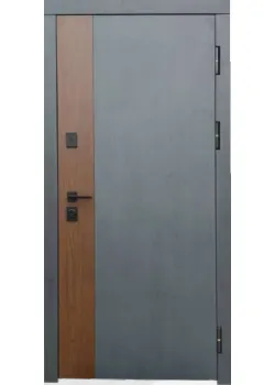 Двери ТЕРМИКС 5 Дуб 8028+Серая структура/Дримвуд темный Portalino