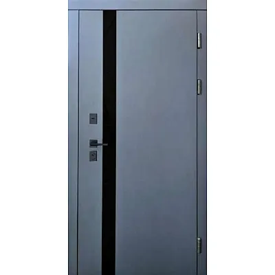 Вхідні Двері Тріо 4 Антрацит/Крафт білий Portalino-0