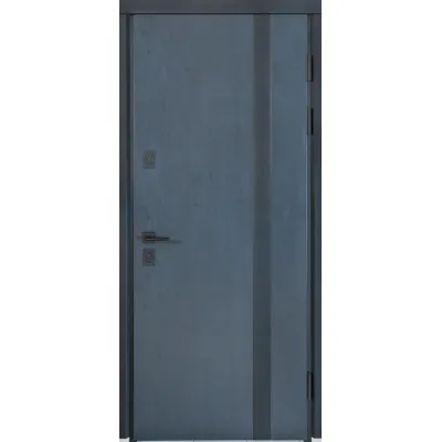 Вхідні Двері ТЕРМО ХАУС Kale 710/265 Темний антрацит/Вулична антрацит сірий-9