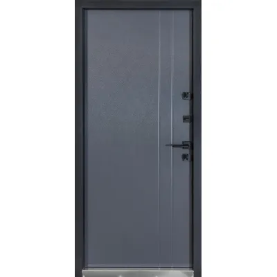 Вхідні Двері ТЕРМО ХАУС Kale 710/265 Темний антрацит/Вулична антрацит сірий-6