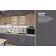 Модульна кухня Комфорт Хай-тек текстурований 3,6х2,7м П-подібна Графіт, Дуб сонома-4-thumb