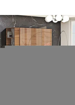Шафа на замовлення Комфорт Флекс 1,5 м з ДСП фасадами Дуб аппалачі в зал