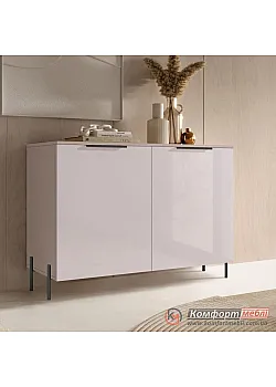 Комод лофт Комфорт Флекс 1 м из МДФ Бархат бежевый для обуви