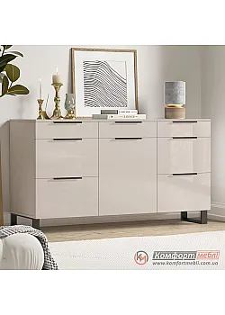Большой комод Комфорт Флекс 1,5 м ДСП фасад Кашемир для косметики