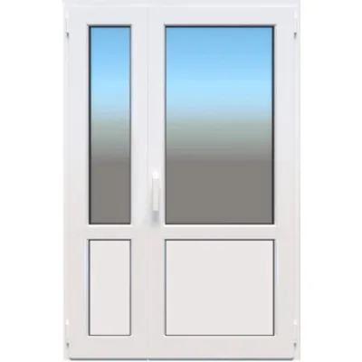 Металлопластиковые балконные двери WDS 6S поворотно-откидное 1300 x 2100 мм-0