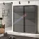 Шафа-купе 1,5 м Комфорт "З 4-х частин" 2х дверна антрацит-2-thumb