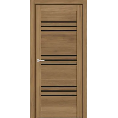 Міжкімнатні Двері StilDoors BELLAVISTA Чорне скло ПВХ плівка-0