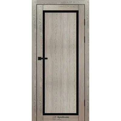 Міжкімнатні Двері Syndicate Doors SD-PVC-113 Чорне скло ПВХ плівка-9