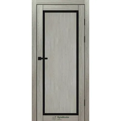 Міжкімнатні Двері Syndicate Doors SD-PVC-113 Чорне скло ПВХ плівка-12