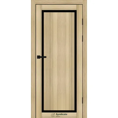 Міжкімнатні Двері Syndicate Doors SD-PVC-113 Чорне скло ПВХ плівка-7