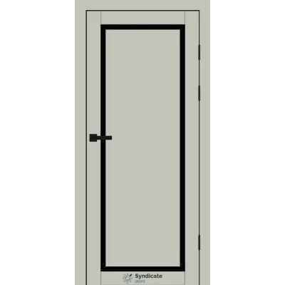 Міжкімнатні Двері Syndicate Doors SD-PVC-113 Чорне скло ПВХ плівка-13