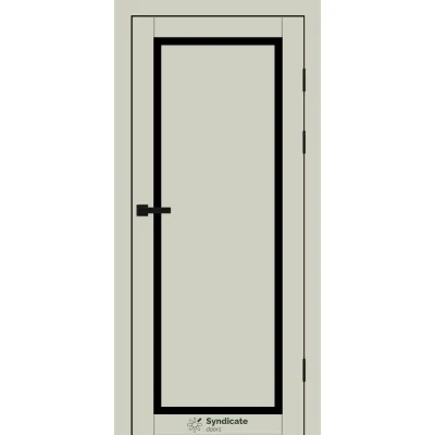 Міжкімнатні Двері Syndicate Doors SD-PVC-113 Чорне скло ПВХ плівка-14