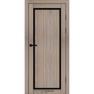 Міжкімнатні Двері Syndicate Doors SD-PVC-113 Чорне скло ПВХ плівка-15
