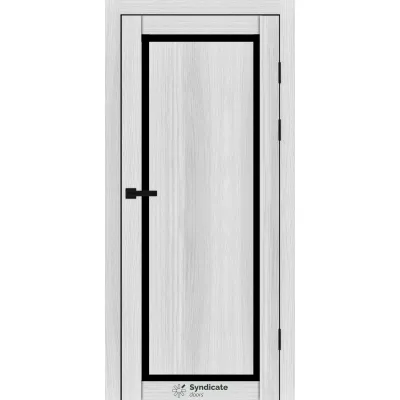 Міжкімнатні Двері Syndicate Doors SD-PVC-113 Чорне скло ПВХ плівка-16