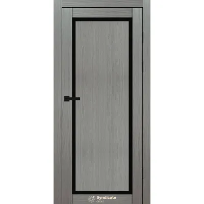 Міжкімнатні Двері Syndicate Doors SD-PVC-113 Чорне скло ПВХ плівка-6