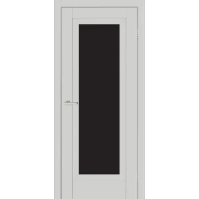 Межкомнатные Двери Europe Doors Болгария SUPER MATE Черное стекло ПВХ плёнка-2