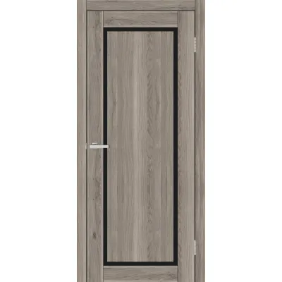 Межкомнатные Двери Europe Doors Кипр Черное стекло ПВХ плёнка-4