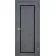 Межкомнатные Двери Europe Doors Кипр Черное стекло ПВХ плёнка-15-thumb