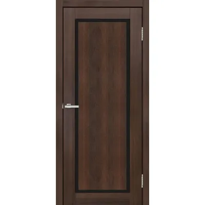 Межкомнатные Двери Europe Doors Кипр Черное стекло ПВХ плёнка-9