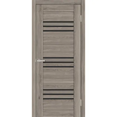 Межкомнатные Двери Europe Doors Монако Черное стекло ПВХ плёнка-4