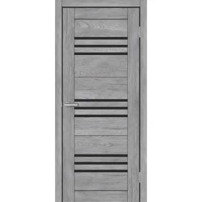 Межкомнатные Двери Europe Doors Монако Черное стекло ПВХ плёнка-6