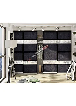 Встроенная раздвижная система 3м четырехдверная "Модель 5"